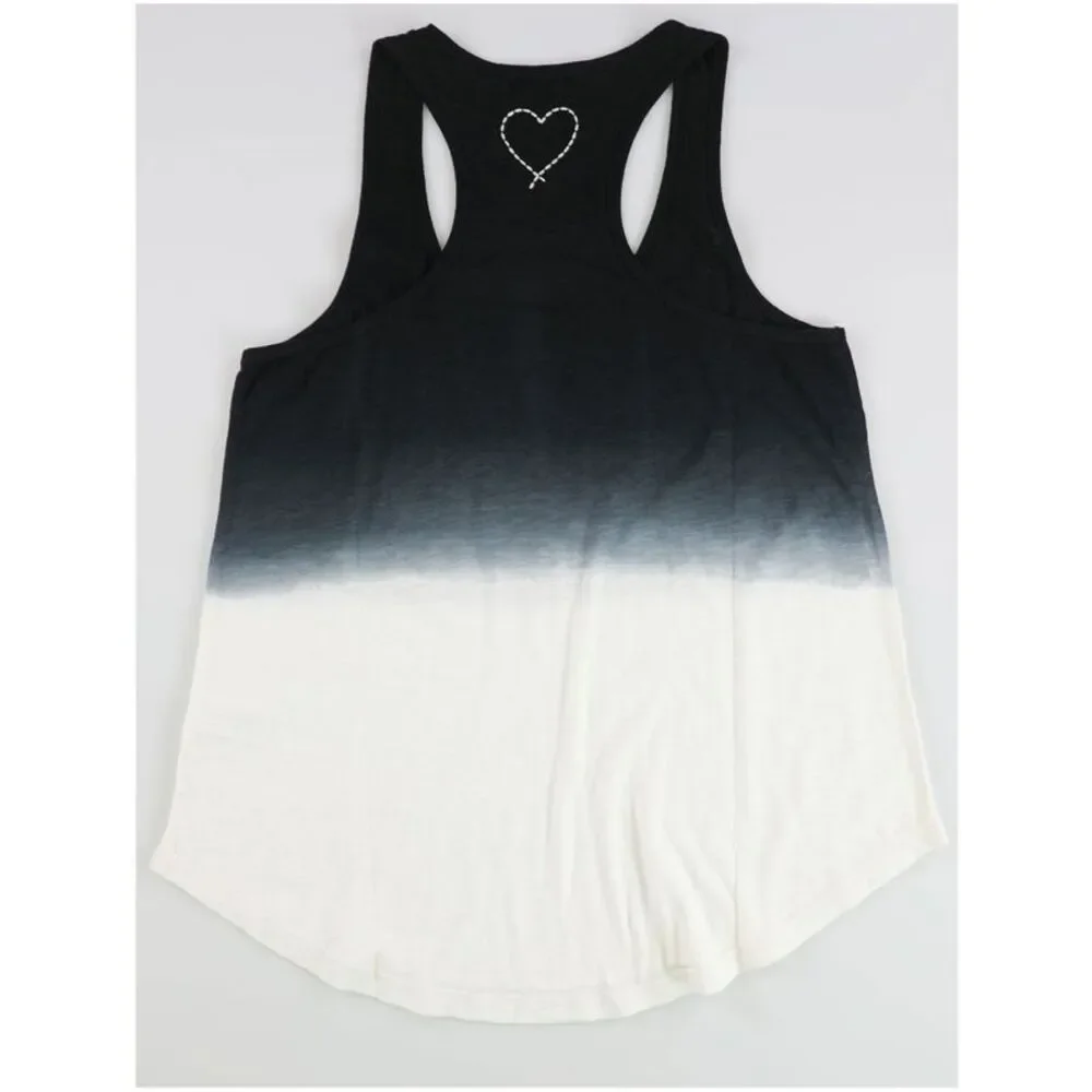 NWT P.J. Salvage Womens Embroidered Heart Pajama Sleep Tank Top, NWT